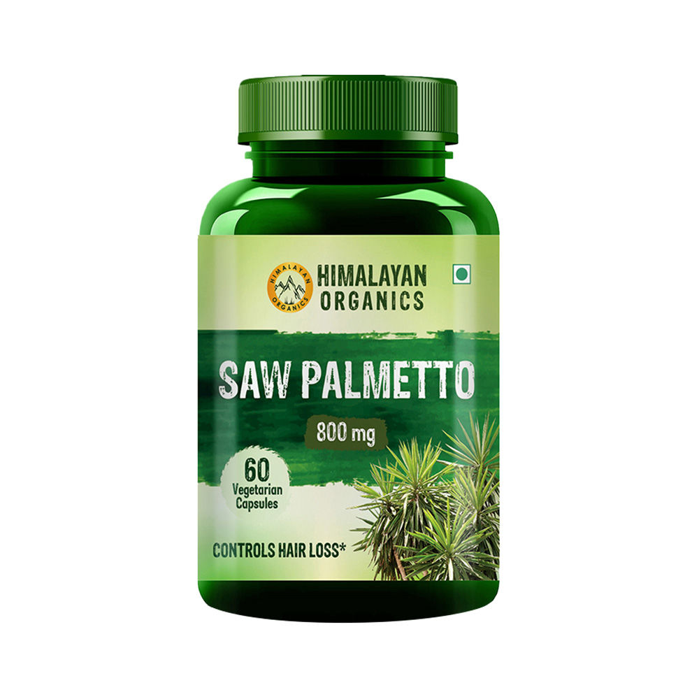 Buy Himalayan Organics Saw Palmetto Extract Capsules for Hair Growth 800Mg Capsules Online