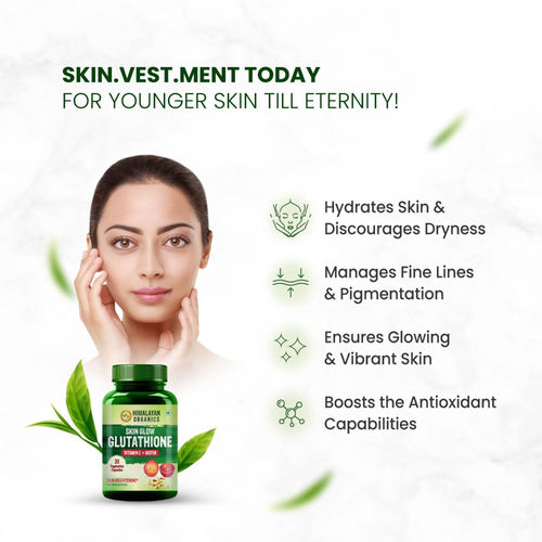 Buy Vlado's Himalayan Organics Skin Glow Glutathione with Vitamin C Glowing  & Brightening Skin Capsules Online