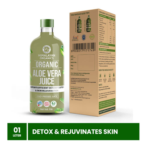 Buy Vlado's Himalayan Organics Organic Aloe Vera Juice Supports Digestion &  Glowing Skin Online