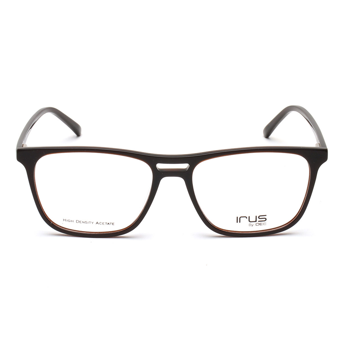 IRUS Rectangle IR2009C9FR Brown Large Eyeglass Frames