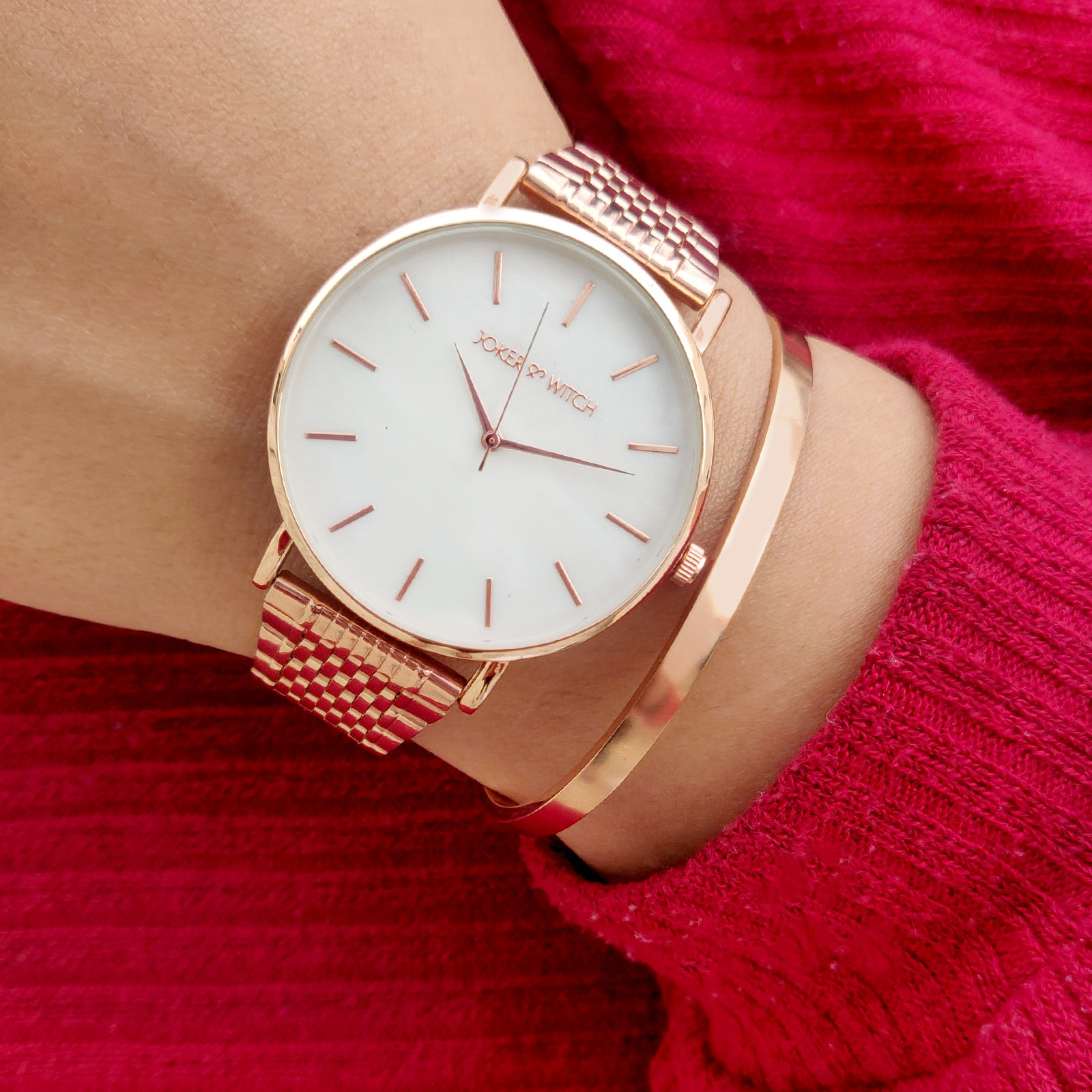 Invella 22mm Bracelet Watch Strap For Fossil Watch (Rose Gold) | Invella