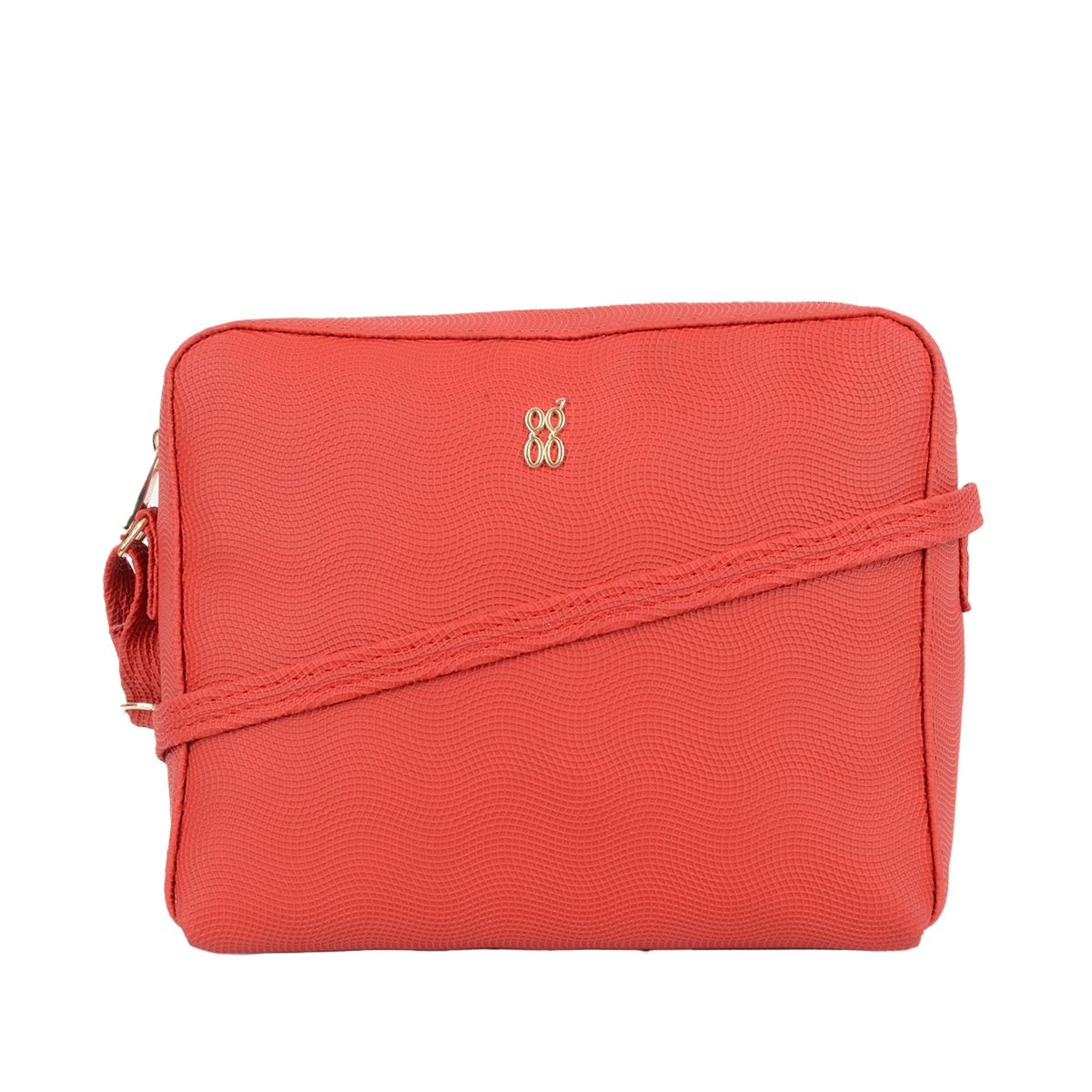 Buy Michael Kors Women Red Front MK Lock Small Crossbody Bag for Women  Online | The Collective