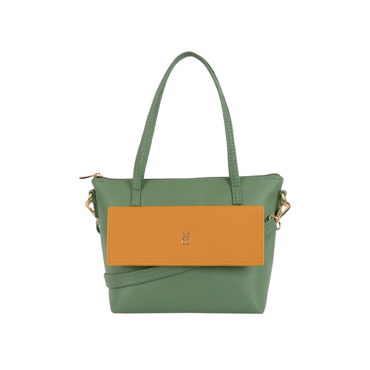 Buy Baggit Zinal Small Green Tote bag Online