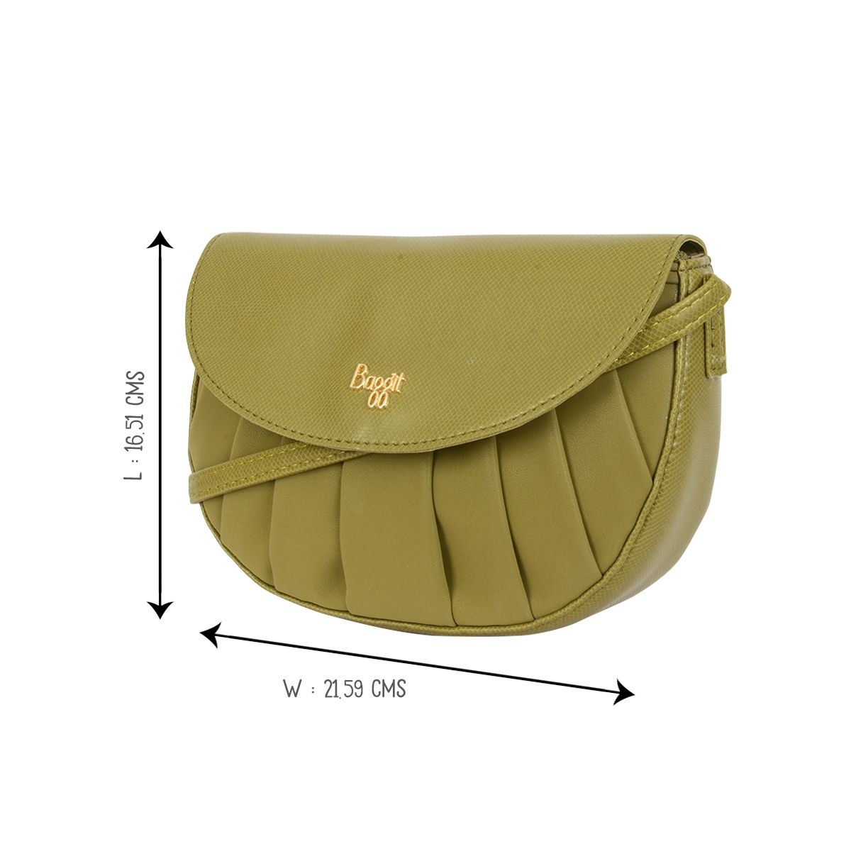 Baggit green store sling bag