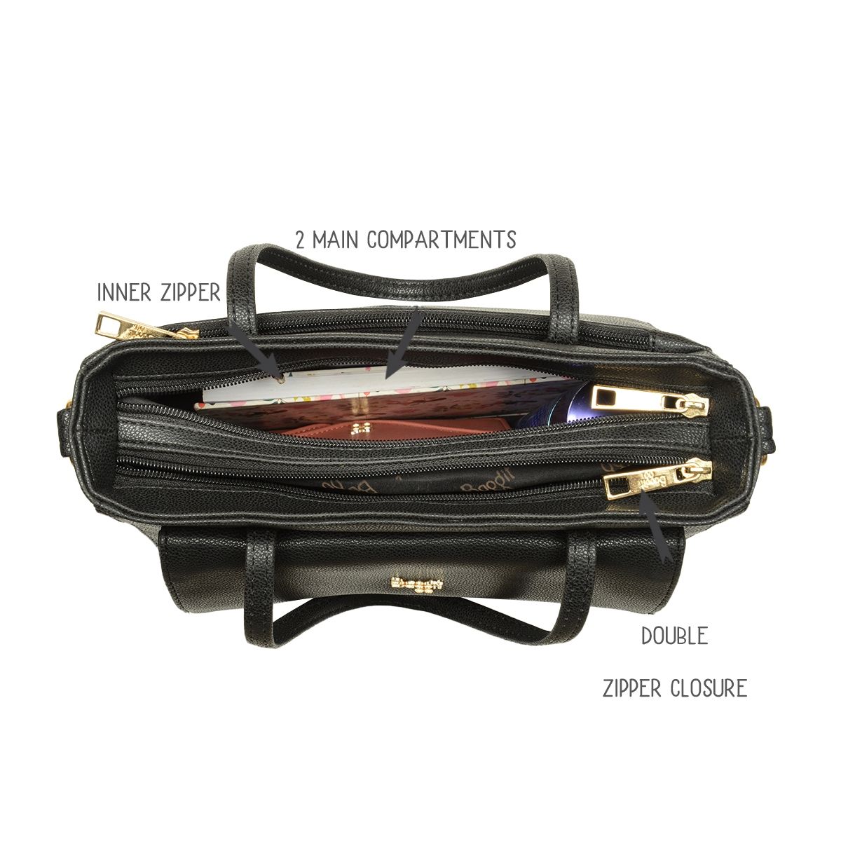 Baggit Marlee Small Black Hand bag Buy Baggit Marlee Small Black Hand bag Online at Best Price