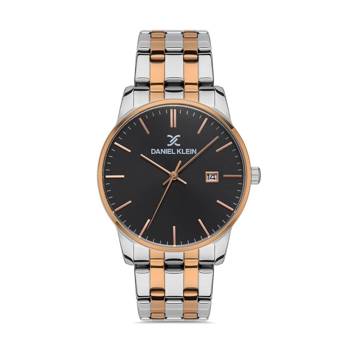 Daniel Klein Premium Gents Gun Black Watch DK.1.13270-4