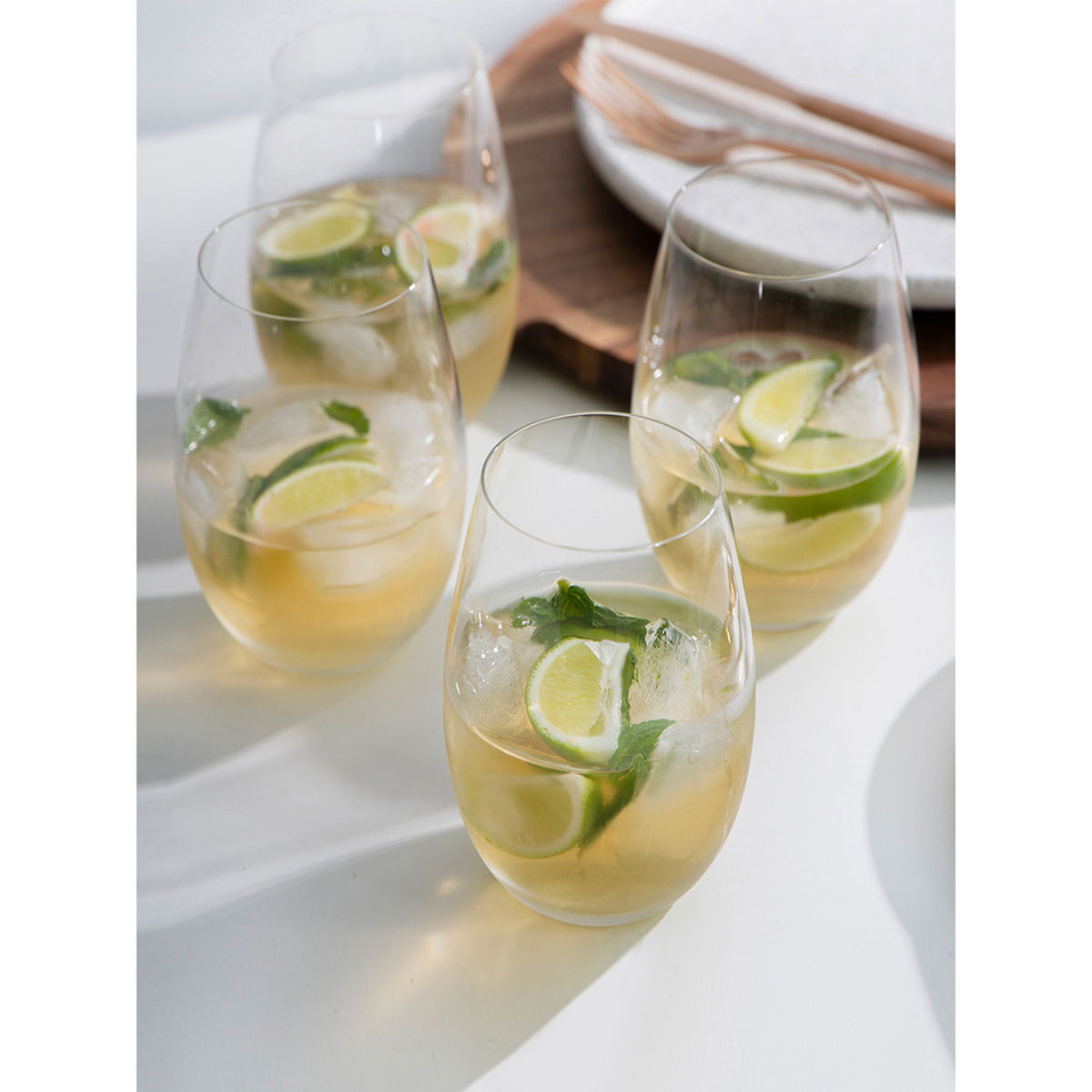 Mikasa Julie Stemless Wine Glasses, Set Of 4 Buy Mikasa Julie Stemless