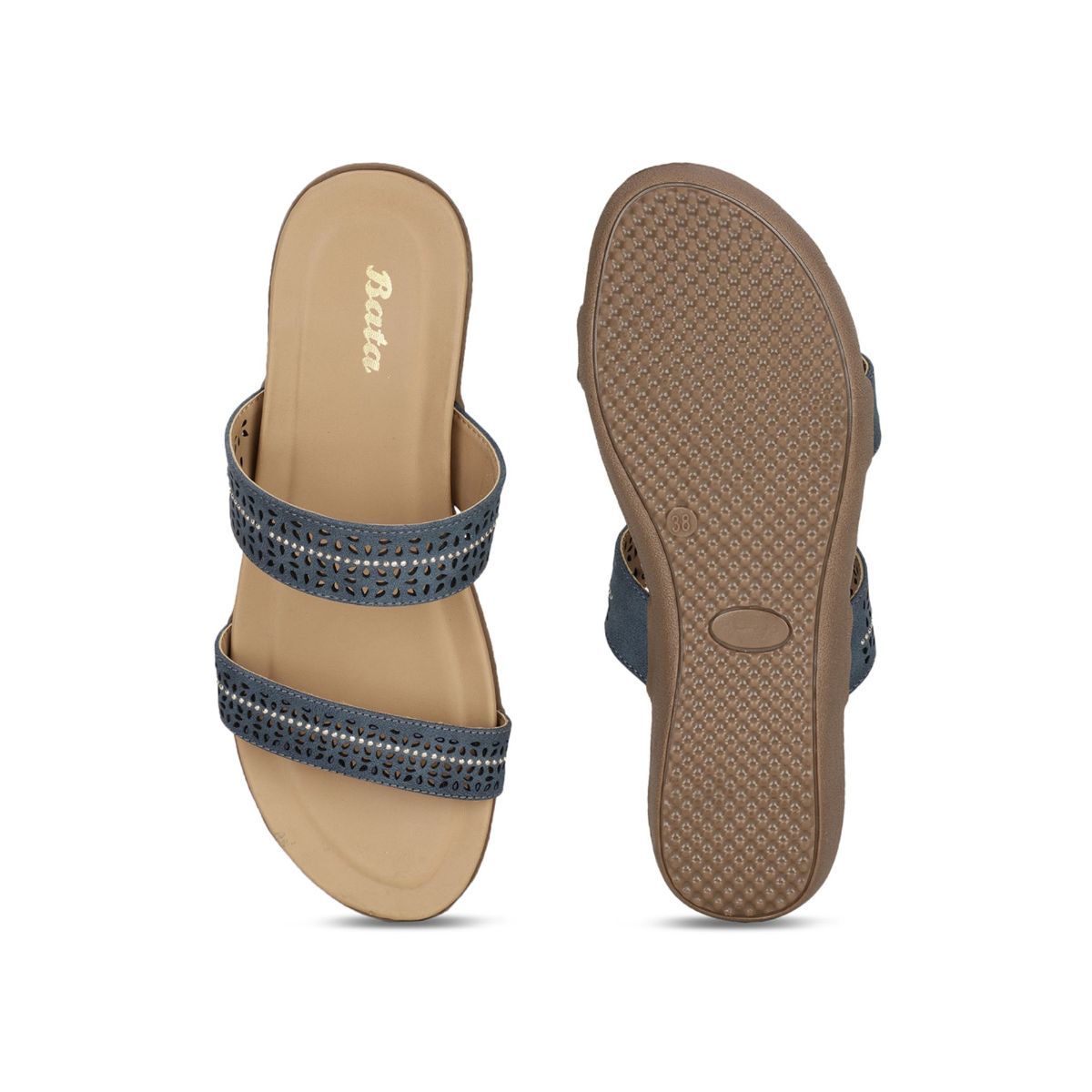 Synthetic Footin Blue Sandals For Men F861941100, Size: 7-8-9-10 at Rs  599/pair in Chennai