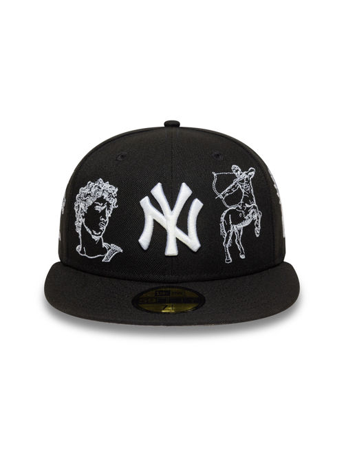 New Era Men MLB MYTHICAL 59FIFTY NEYYAN Black (S)