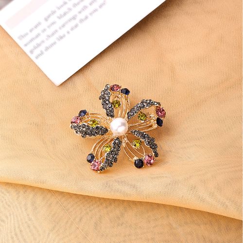 Buy Multicolour Brooches & Pins for Women by Yellow Chimes Online