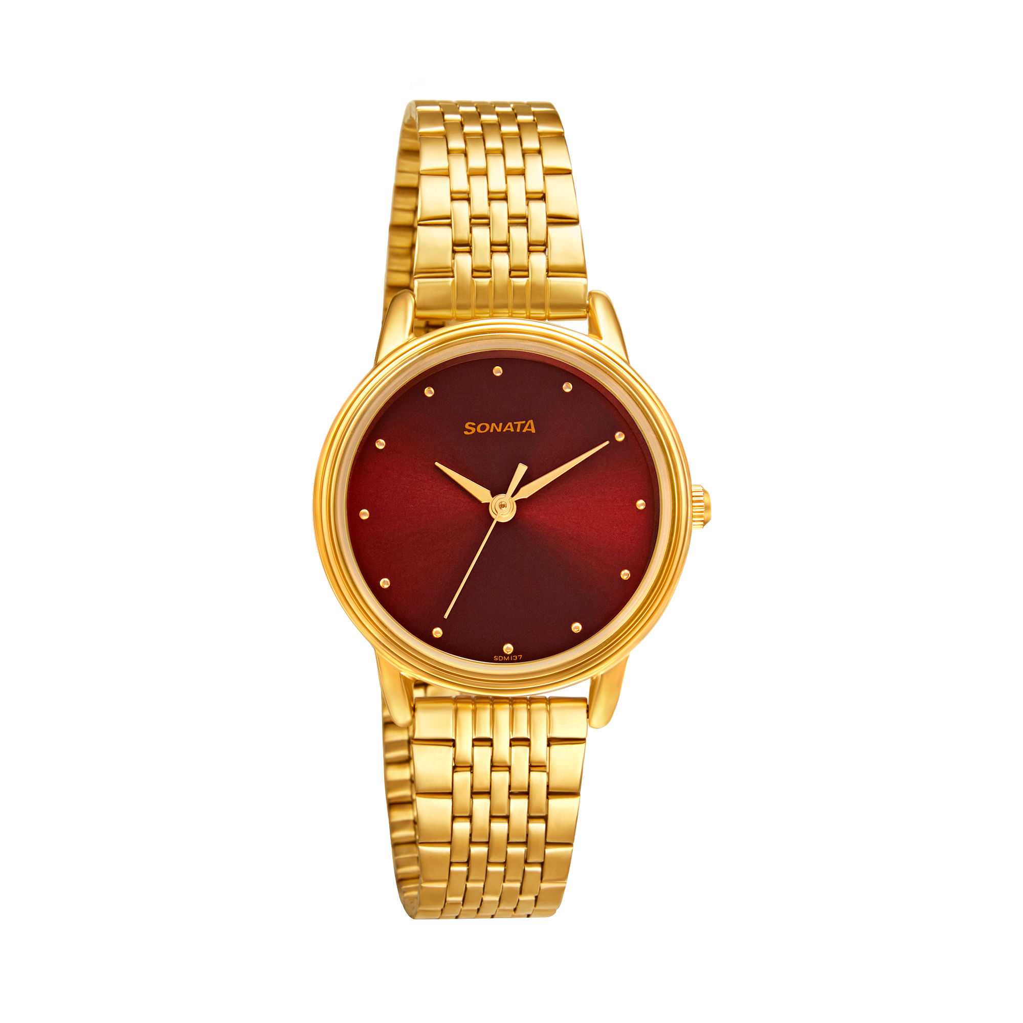 sonata golden watch price