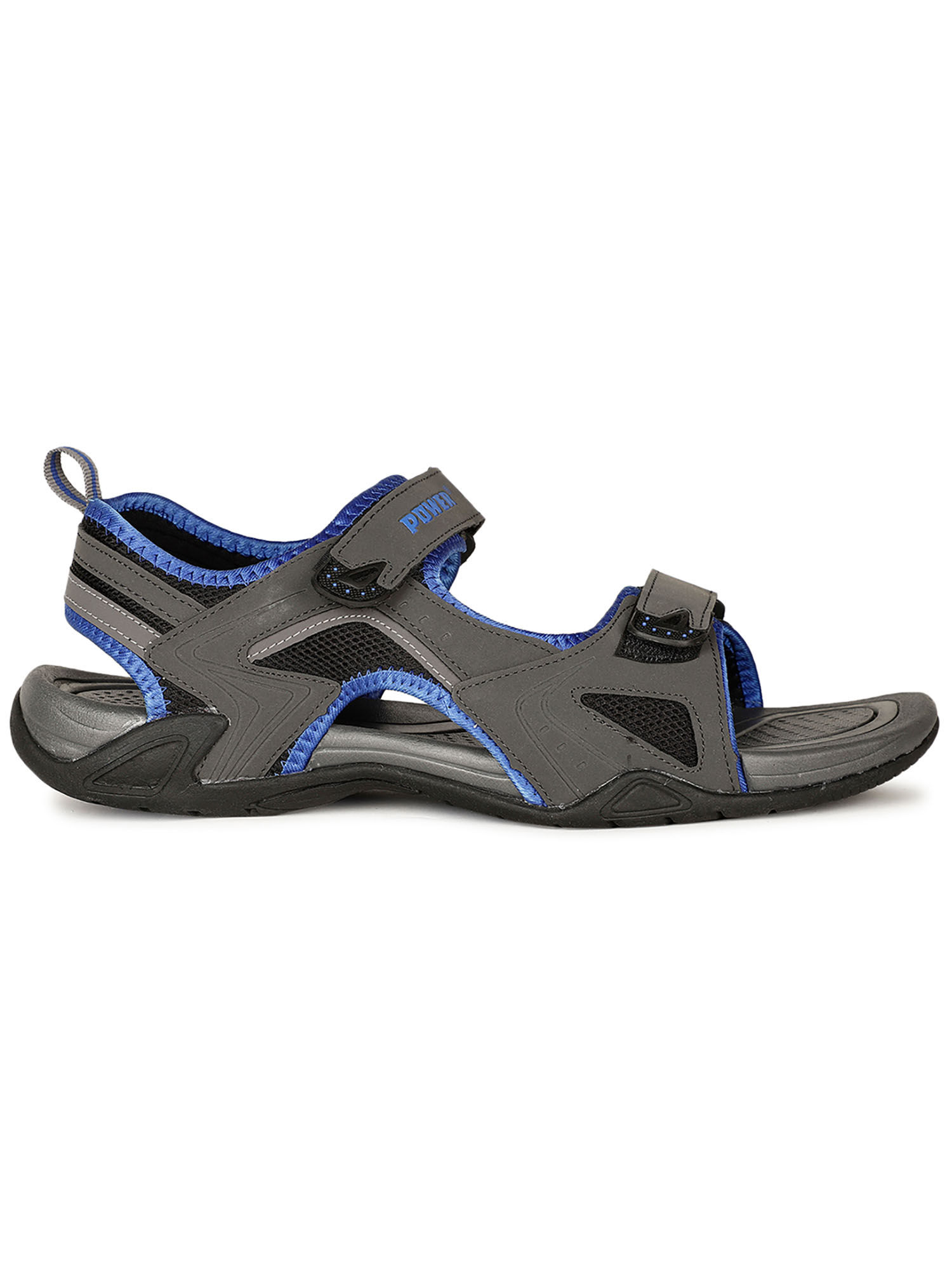 Buy Power Men Navy Blue Velcro Sandals Online