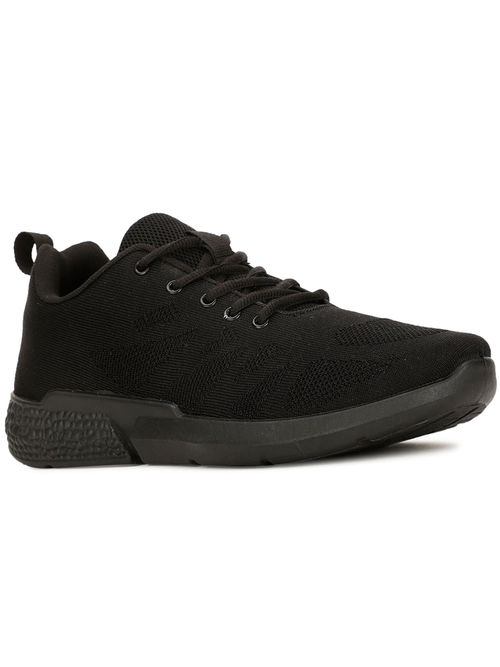 Buy Bata Men Black Lace-Up Sports Shoes Online