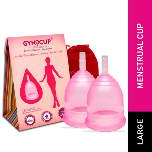 Gynocup Reusable Menstrual Cup For Women Safe Easy To Use Comfortable Pack Of 2 Large Buy Gynocup Reusable Menstrual Cup For Women Safe Easy To Use Comfortable Pack Of 2 Large Online