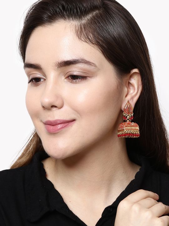 square jhumka design
