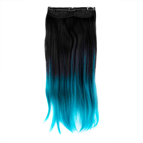 Streak Street Aquamarine Blue Ombre Hair Extensions: Buy Streak Street  Aquamarine Blue Ombre Hair Extensions Online at Best Price in India | Nykaa