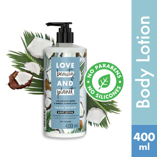 Love Beauty Planet Natural Coconut Water Hydrating Body Lotion Buy Love Beauty Planet Natural Coconut Water Hydrating Body Lotion Online At Best Price In India Nykaa