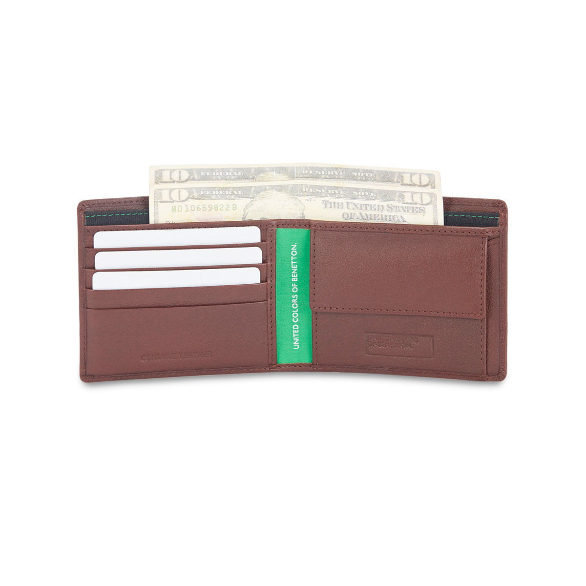 Benetton men's leather hot sale wallet price