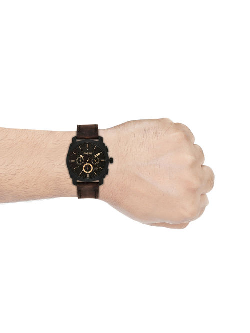 Fossil FS4656 Machine Dark Brown Watch For Men