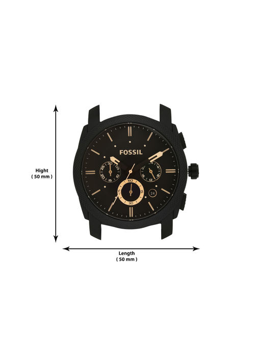 Buy Fossil FS4656 Machine Dark Brown Watch For Men Online