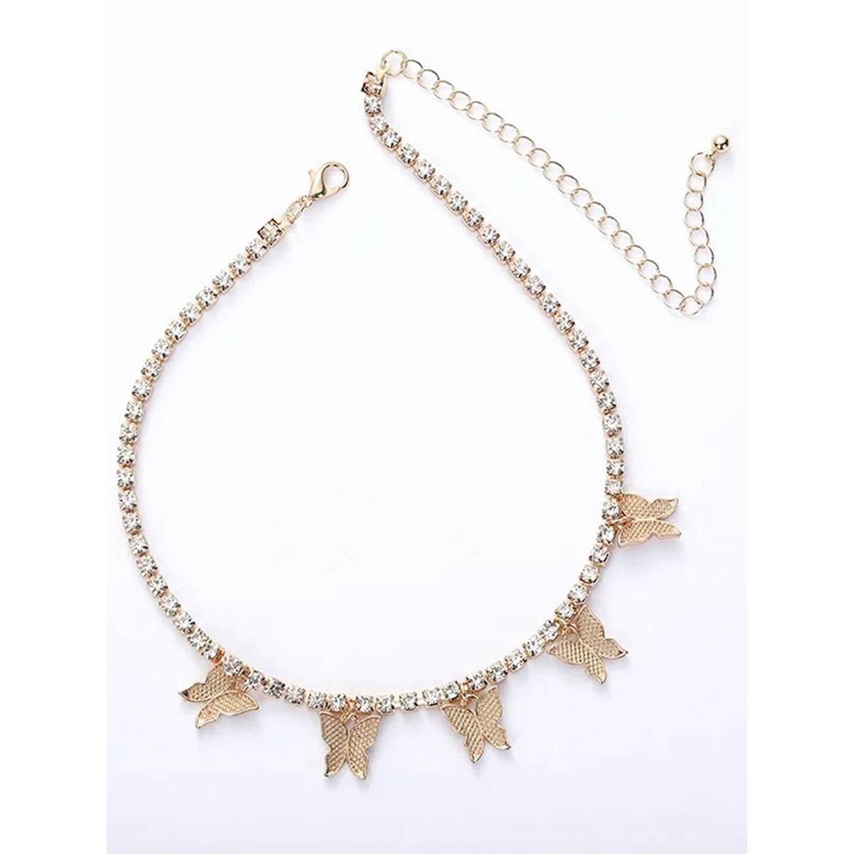 Silver Filigree Butterfly Choker Necklace | Chokers, Necklace, Choker  necklace