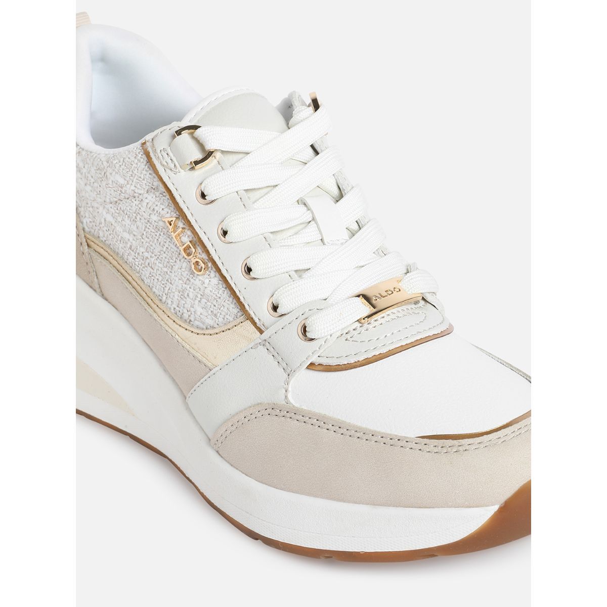 Buy Women's Aldo Lovekey Women White Lace Up Sneakers with Rhinestones  Online | Centrepoint UAE