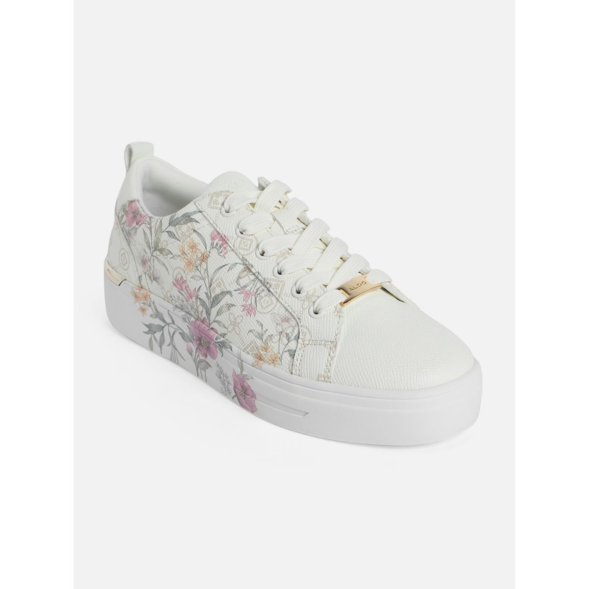 Buy Aldo Womens Sneakers Shoes Bone Multi Color Online