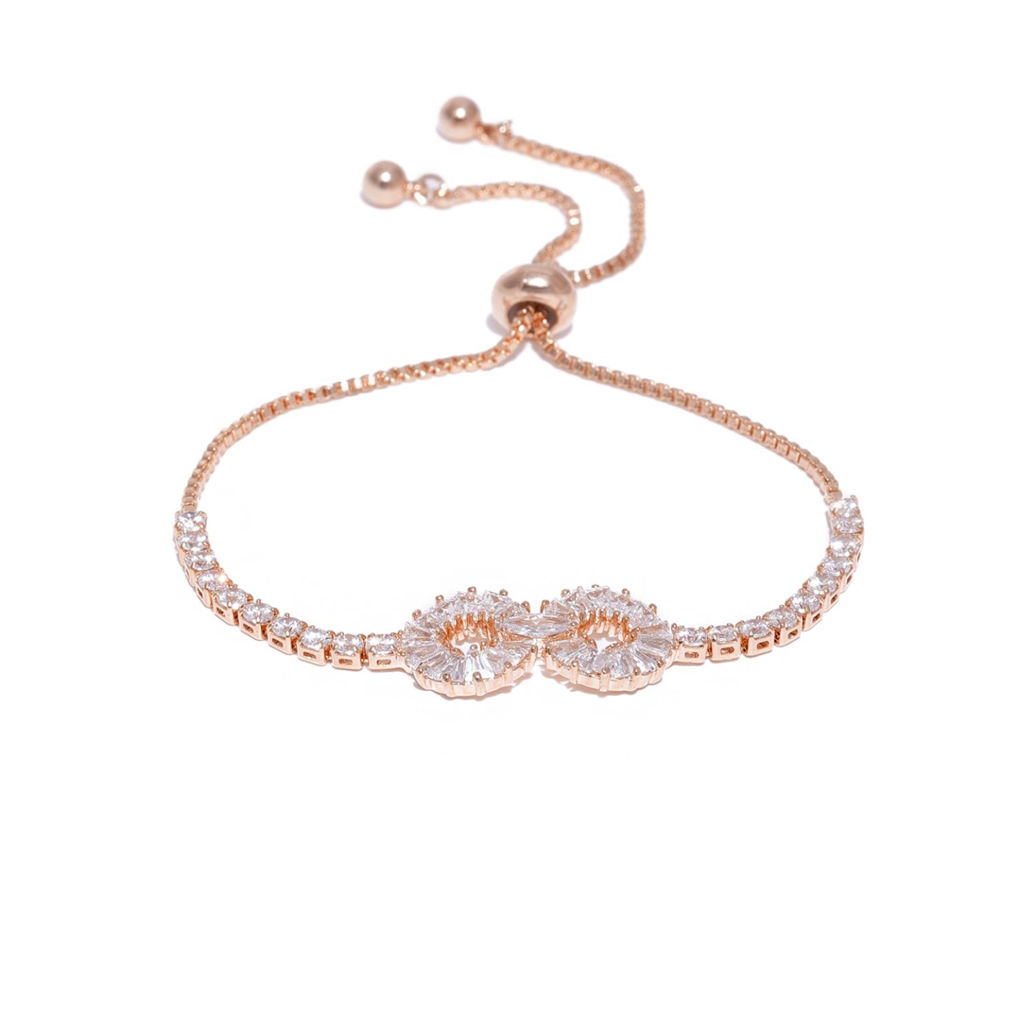 Buy Tipsyfly The Infinity Bracelet Rose Gold Color Bracelet For Women Online