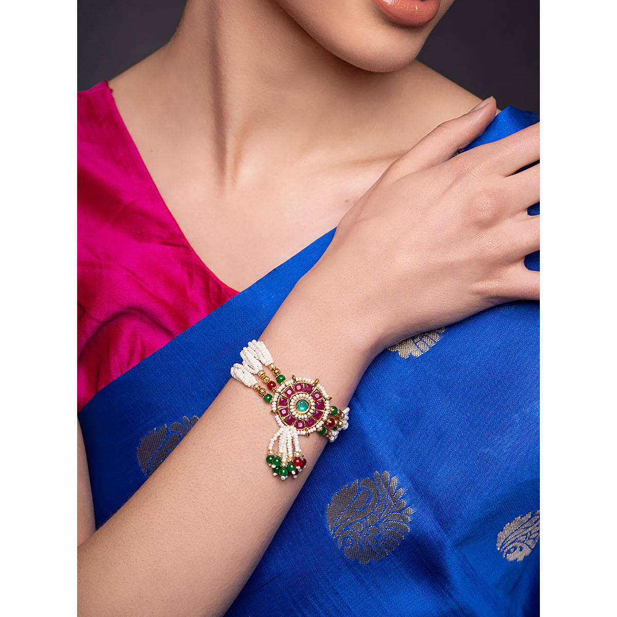 PANASH Multi-Color Brass Bracelet
