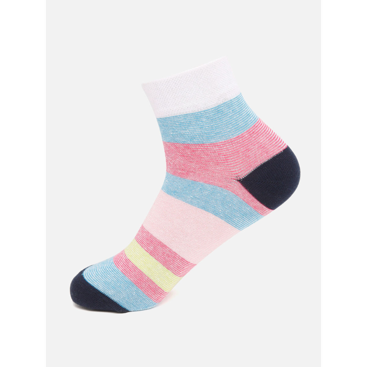 Underjeans by Spykar Men Pink Ankle Socks (Non Terry) Single Pair Of ...