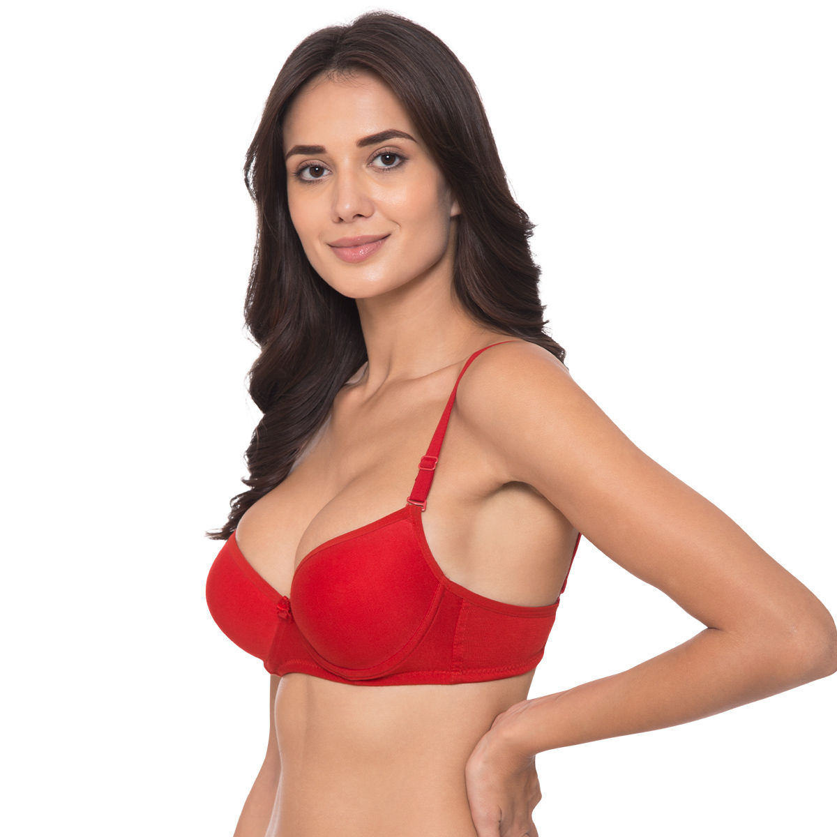 Komli Underwired Padded T Shirt Bra Red 34c Buy Komli Underwired Padded T Shirt Bra Red 