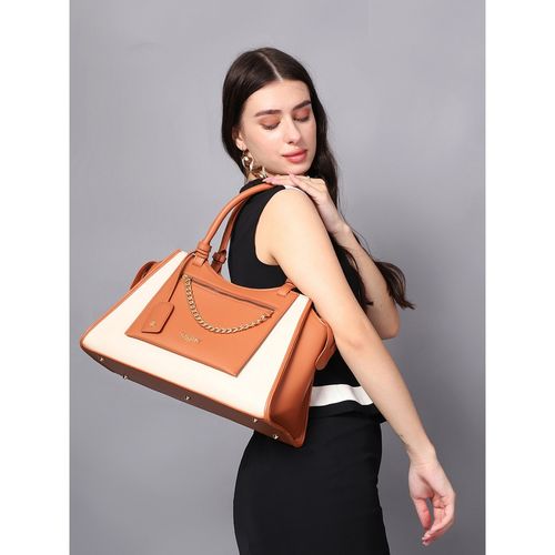 Carlton London Shoulder Bags Online Buy Carlton London Tan/Beige