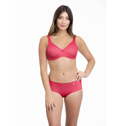 Buy Ultimo Perfect Profile Minimizer Bra - Red Online