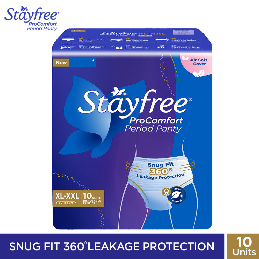 Stayfree Procomfort Period Panty XL - XXL - Pack Of 10