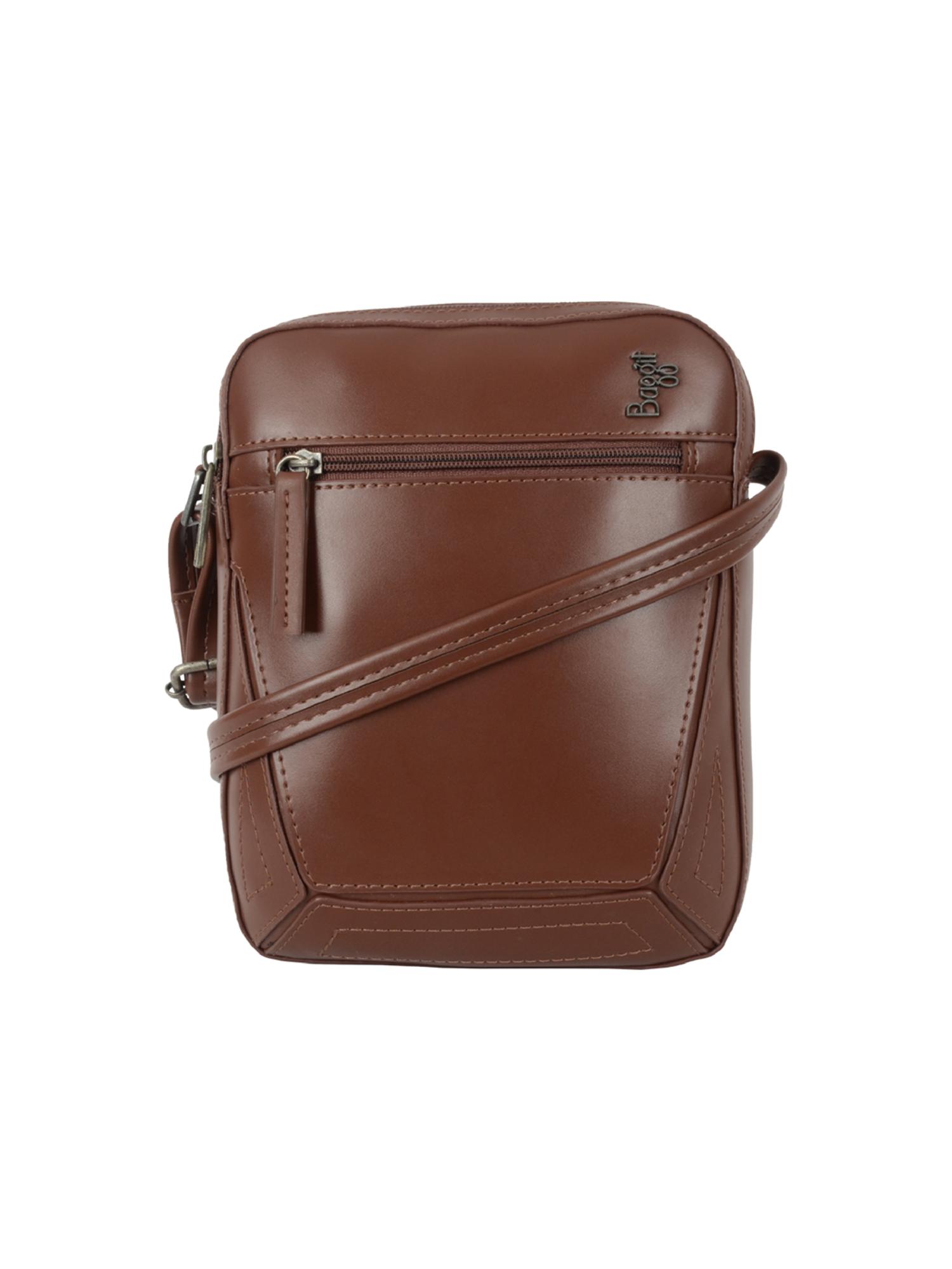 Baggit Mens Sling And Cross Bags Brown S