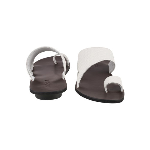Buy Mochi Mens White Chappals Mochi Mens White Sandals Online