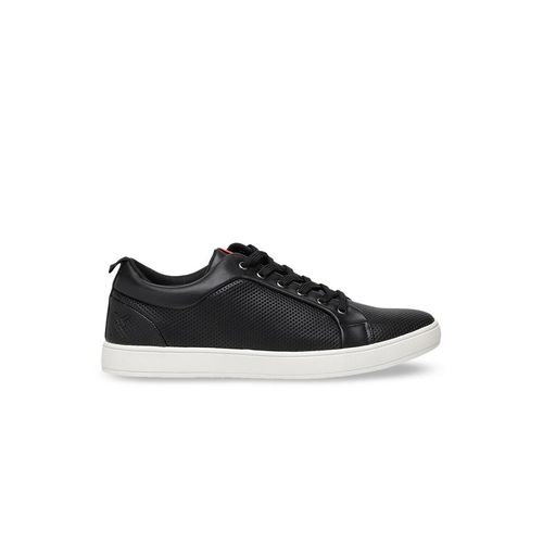 Buy Carlton London Textured Black Sneakers Online