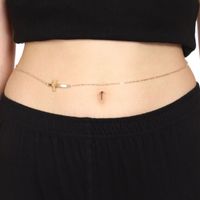 Buy Yellow Chimes Gold-Toned Multi-layered Heart Charmed Waist Chain Online