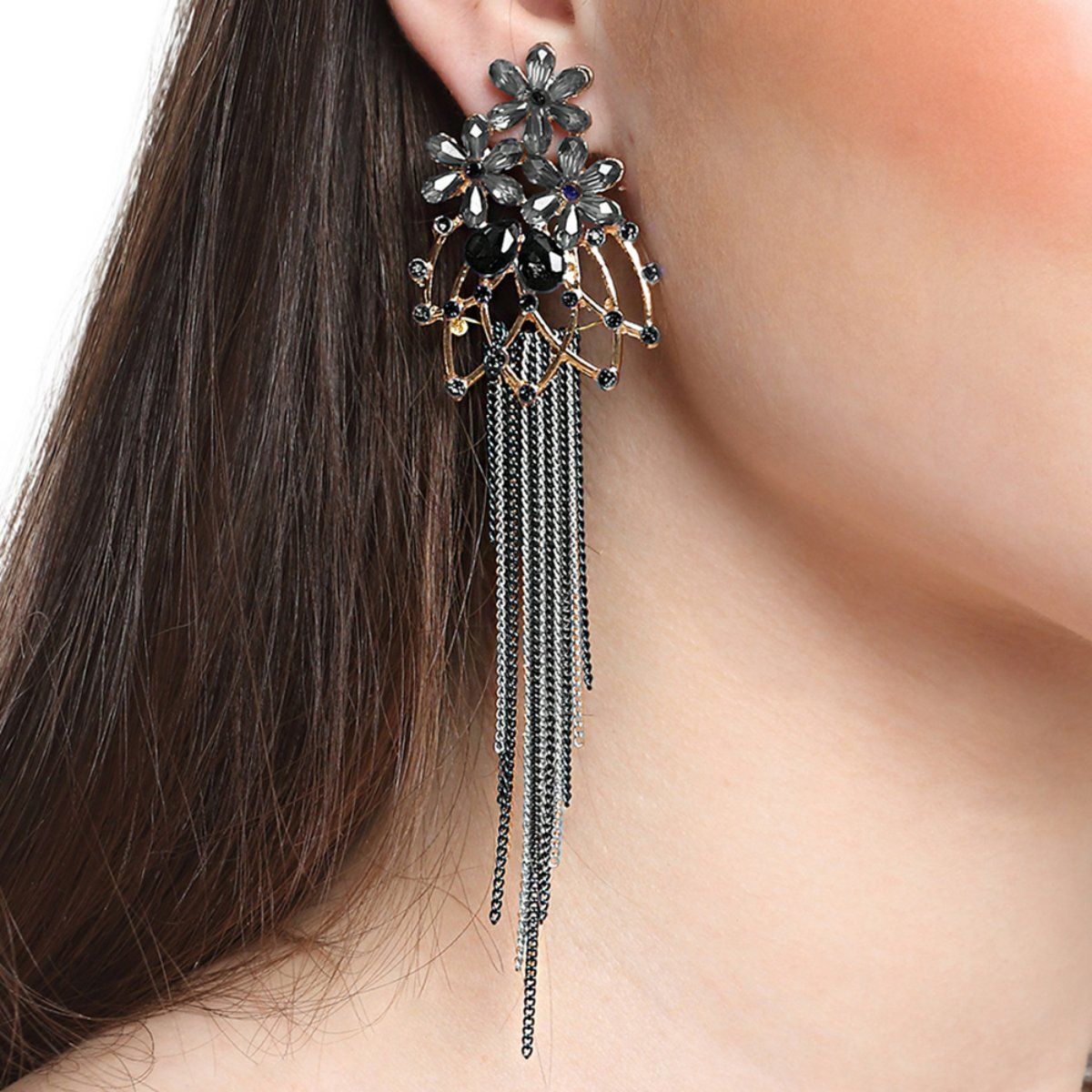 Buy Western Long Earrings with classy look 71134  Kanhai Jewels