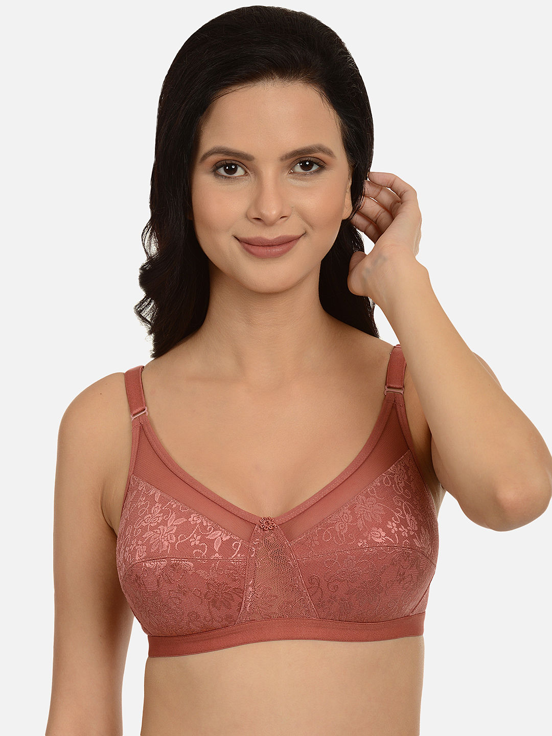 non wired mesh bra