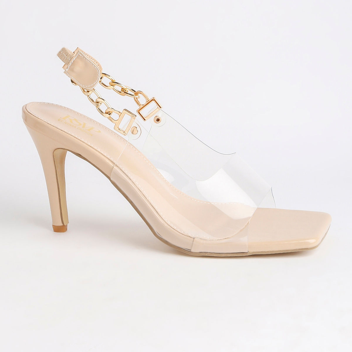 RSVP by Nykaa Fashion Beige Lifetime of Promises Heels (EURO 36): Buy ...
