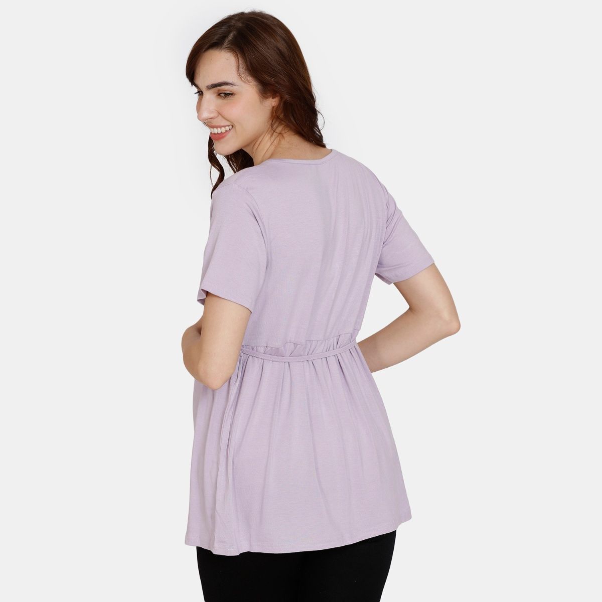 Zivame Coucou Maternity Woven Top ALilac Buy Zivame Coucou Maternity