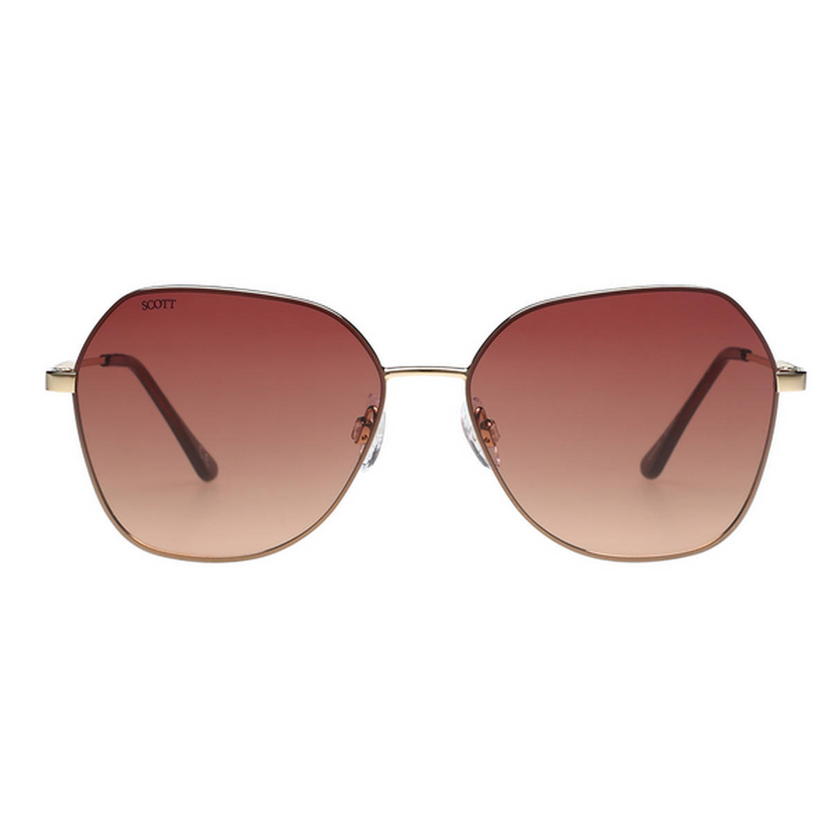 Scott Sunglasses Womens Smoke Brown Lens Sunglasses with UV Protection - 3026 Kimberly C1 S (57)