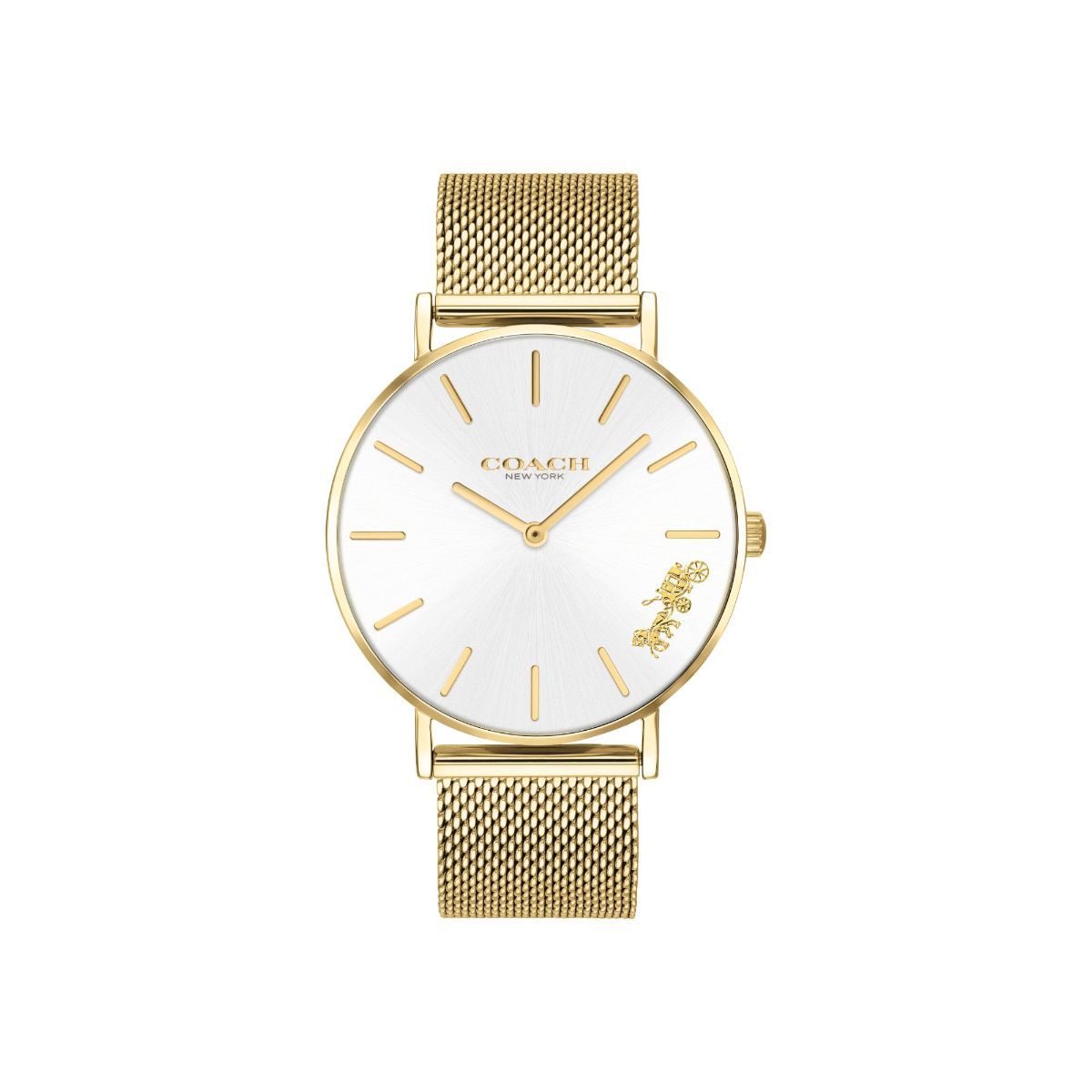 Coach Watches Perry Gold Toned Stainless Steel Ladies Watch Co14503125w