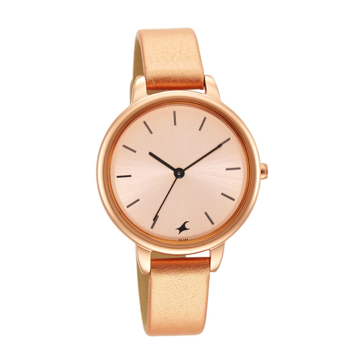 Fastrack Watches Glitch 6234WL01 Rose GoldDial Watch for Women