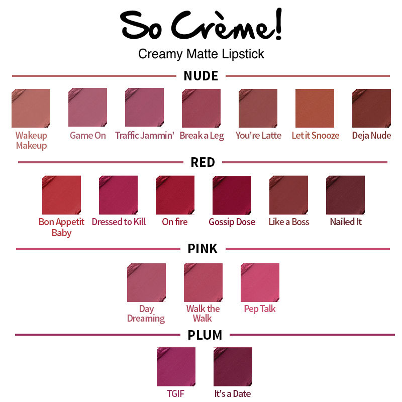 nykaa so creme creamy matte lipstick gossip dose