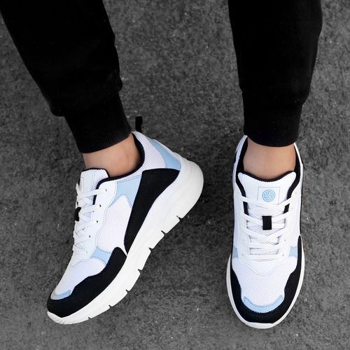 Bacca Bucci Wave Chunky Sneakers- White Casual Fashion Lightweight Sole  Platform Shoes (UK 3)