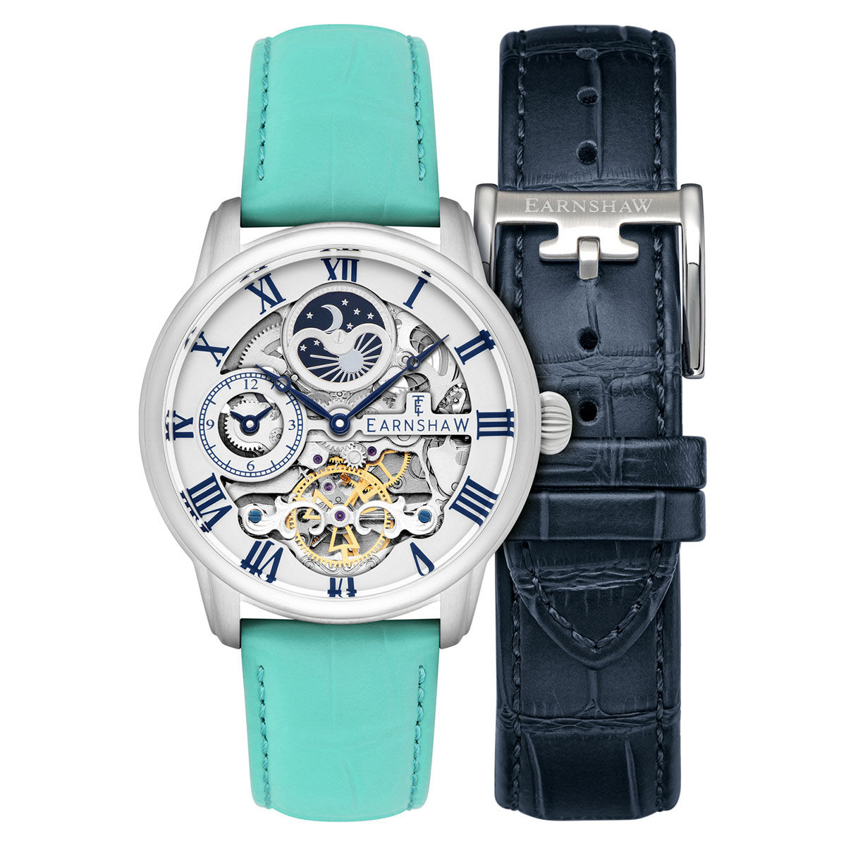 Thomas Earnshaw Orologio Uomo Automatico ES-8006 Parent – Cassa In Acciaio, Movimento Meccanico, Design Casual-Elegante