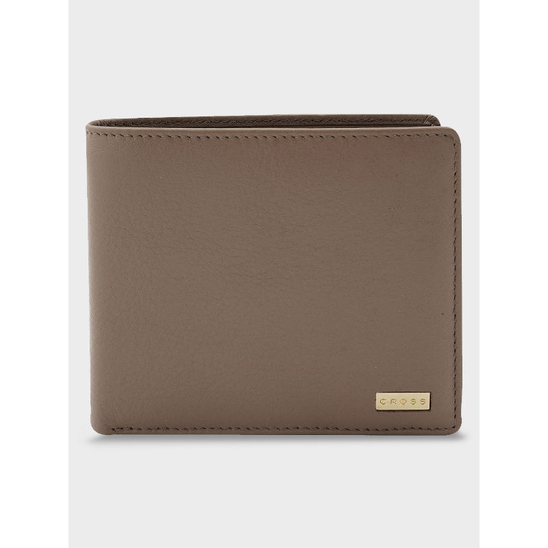 Cross Dark Taupe Color Insignia Coin Wallet