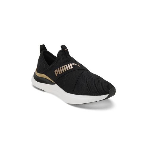 Puma Softride Harmony Slip Women Black Sneakers (UK 5)